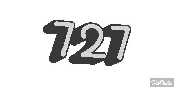 727 Efekt tekstowy