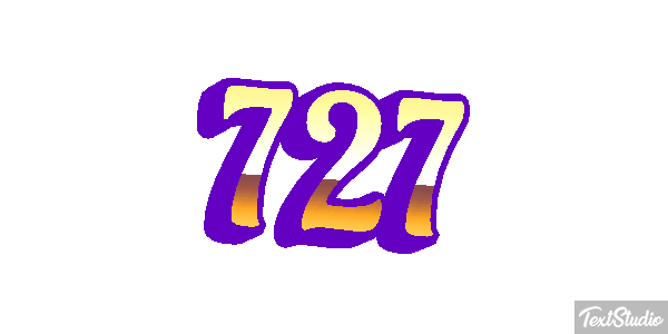 727 Efekt tekstowy