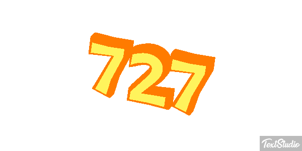 727 Efekt tekstowy