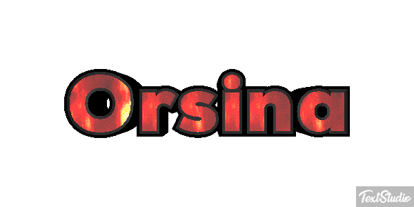 Orsina Effetto testo