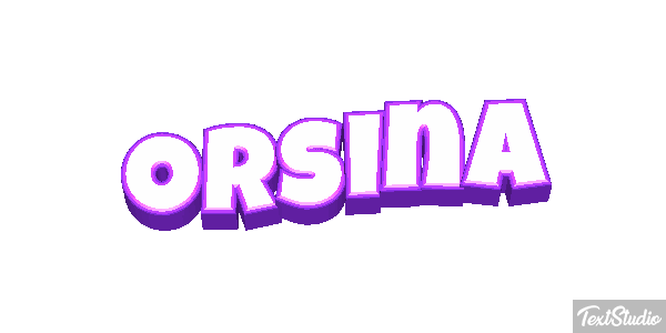 Orsina Effetto testo
