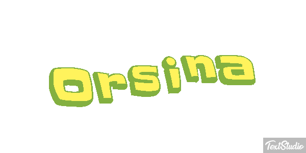 Orsina Effetto testo