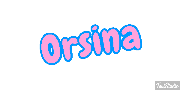 Orsina Effetto testo