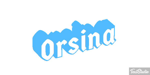 Orsina Effetto testo
