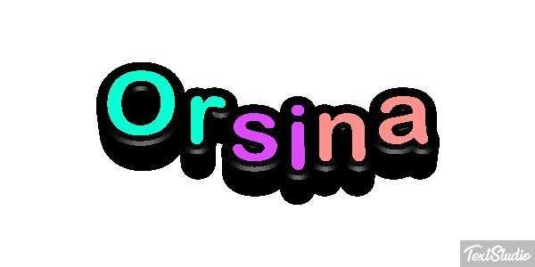 Orsina Effetto testo