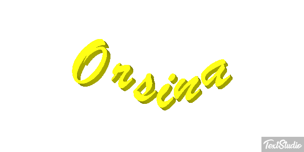 Orsina Effetto testo