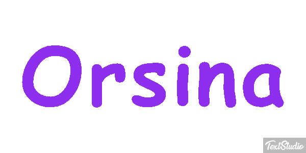 Orsina Effetto testo