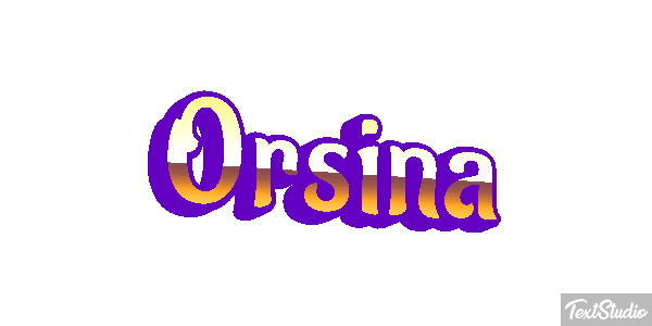 Orsina Effetto testo