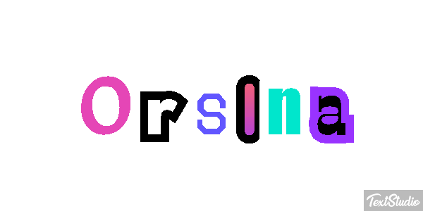 Orsina Effetto testo