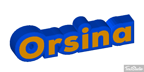 Orsina Effetto testo