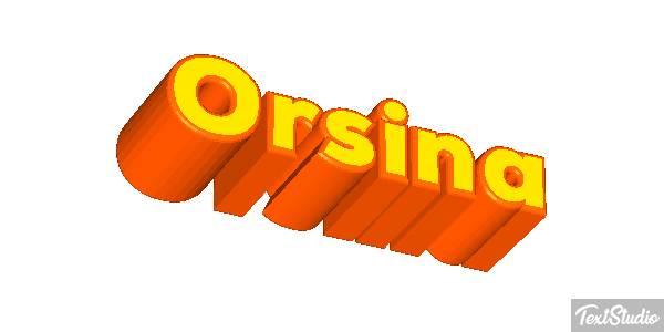 Orsina Effetto testo