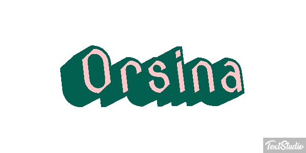 Orsina Effetto testo