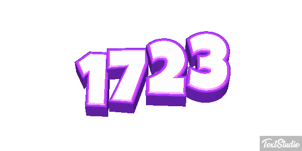 1723 Text effect