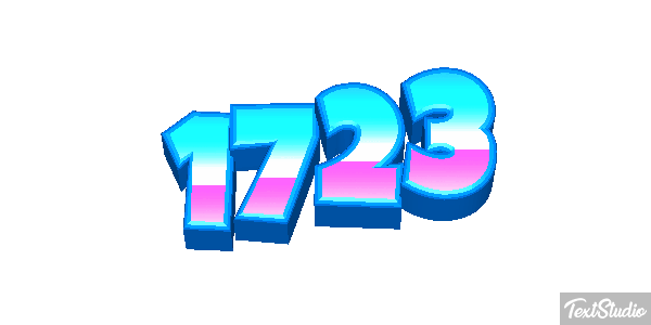 1723 Text effect