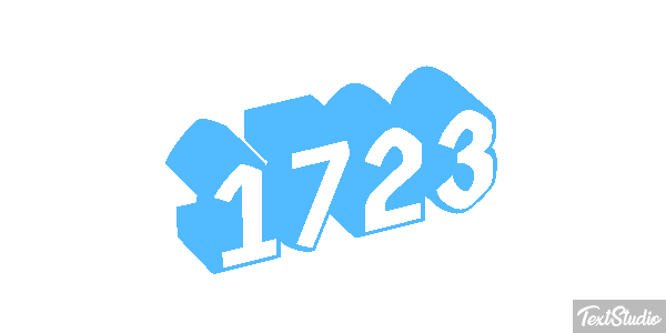 1723 Text effect