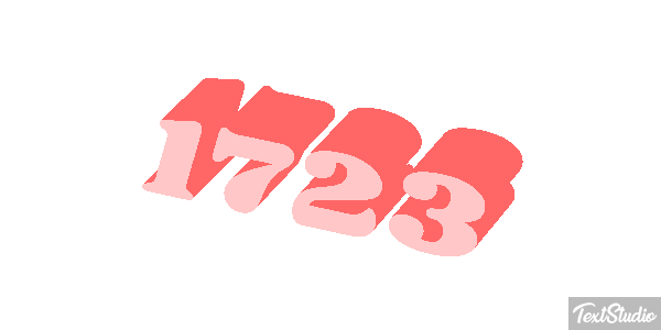 1723 Text effect