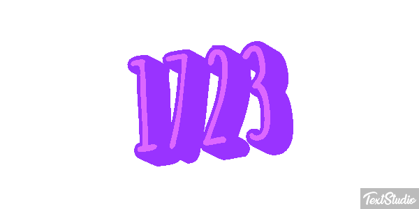 1723 Text effect