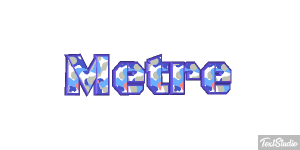 Mètre Effet de texte