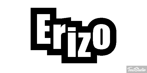 Erizo Efecto de texto