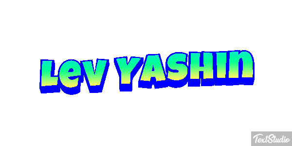 Lev Yashin Efecto de texto