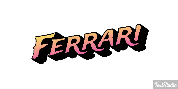 Ferrari Text effect