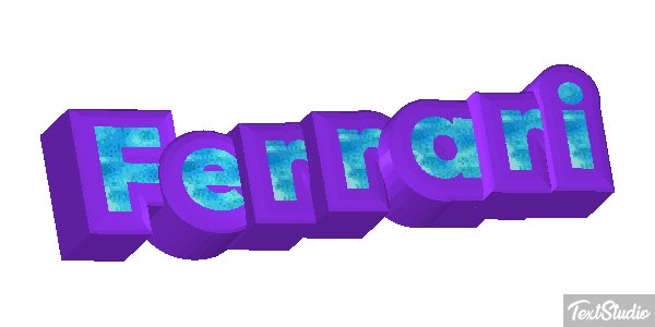 Ferrari Text effect