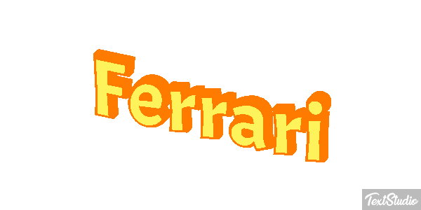 Ferrari Text effect