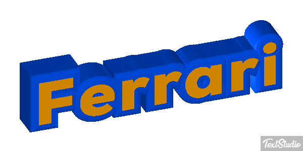 Ferrari Text effect