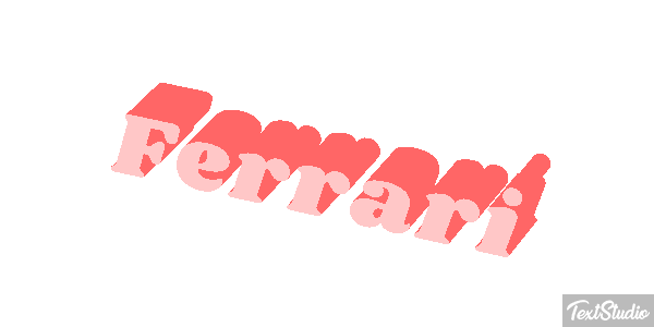 Ferrari Text effect