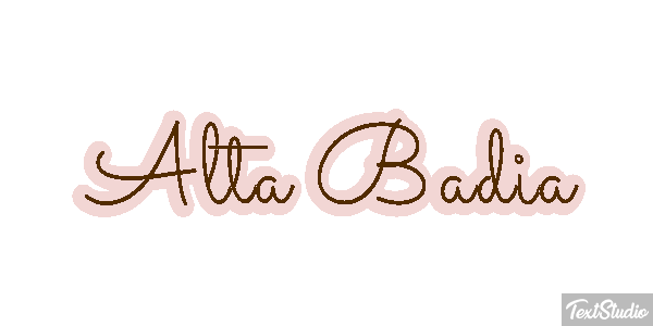 Alta Badia Effetto testo