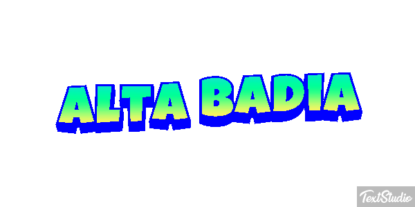 Alta Badia Effetto testo