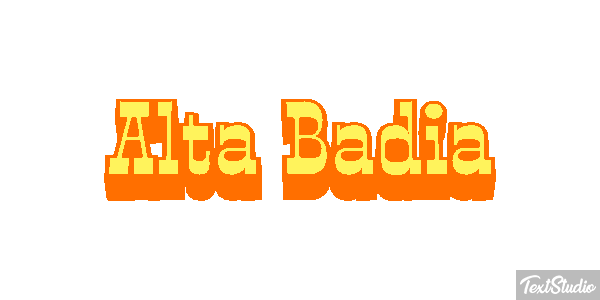 Alta Badia Effetto testo