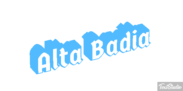 Alta Badia Effetto testo