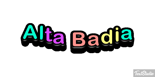 Alta Badia Effetto testo