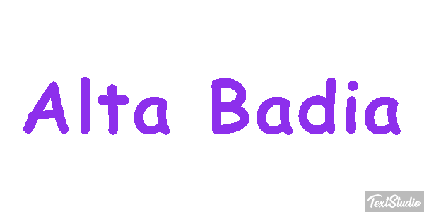 Alta Badia Effetto testo