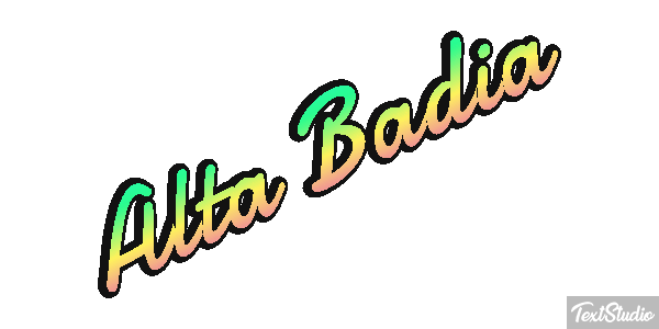 Alta Badia Effetto testo