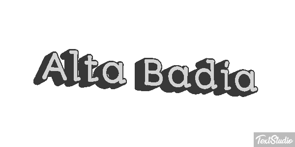 Alta Badia Effetto testo