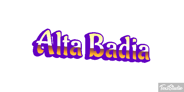 Alta Badia Effetto testo