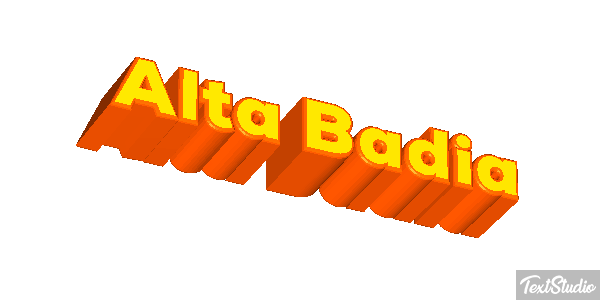 Alta Badia Effetto testo