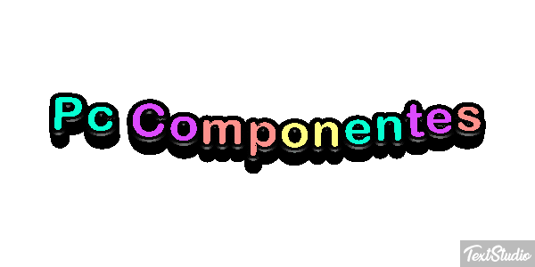 Pc Componentes Tekst effect