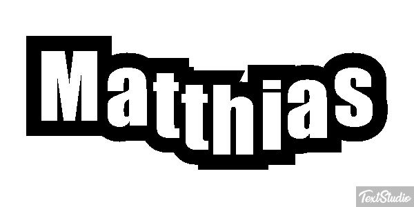 Matthias Efecto de texto