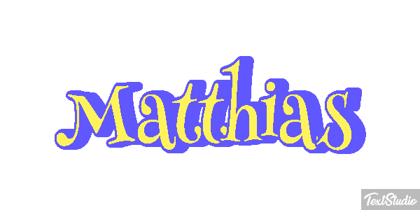 Matthias Efecto de texto