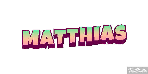 Matthias Efecto de texto