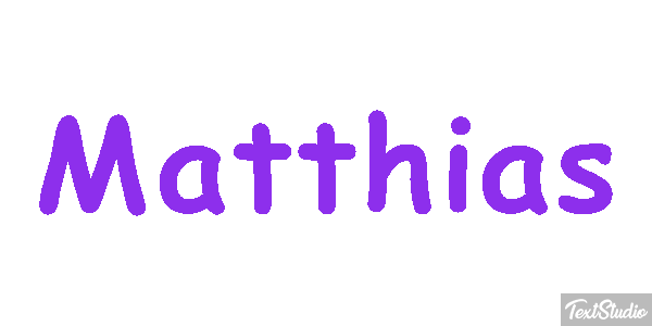 Matthias Efecto de texto