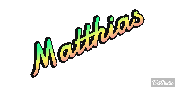 Matthias Efecto de texto