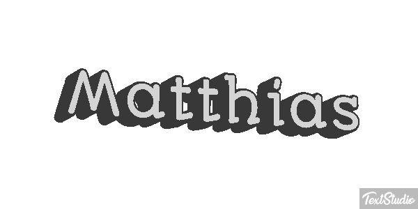 Matthias Efecto de texto