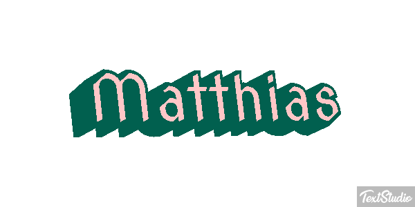Matthias Efecto de texto