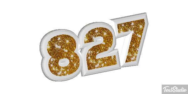 827 Tekst effect