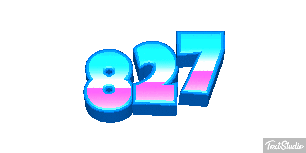 827 Tekst effect