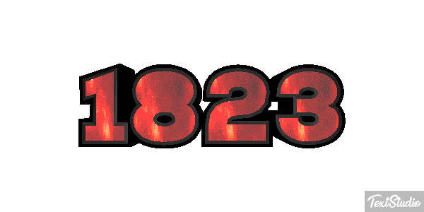 1823 Text effect